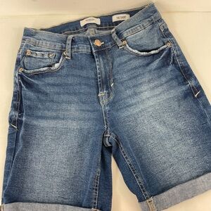 Kensie Women's Blue Denim Shorts